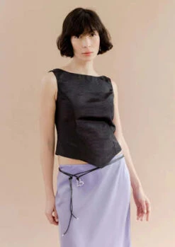 Bronze AgeMartine Corset Top - Black Moire 6 Bronze AgeMartine Corset Top - Black Moire -ANINE BING || ULLA JOHNSON || AGOLDE Shop A Bronze Age Martine Corset Top Black Moire 20231006223917 2