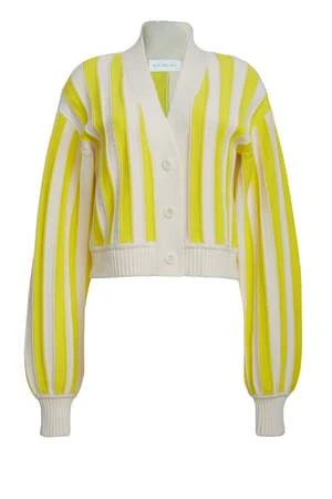 ELEVEN SIXAyla Cardi - Citron/Ivory 5 ELEVEN SIXAyla Cardi - Citron/Ivory - Image 5