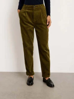 Alex MillRugged Corduroy Boy Pant - Dark Olive -ANINE BING || ULLA JOHNSON || AGOLDE Shop Alex Mill Rugged Corduroy Boy Pant in Dark Olive 20231017225123 2