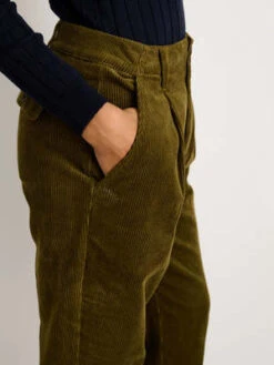 Alex MillRugged Corduroy Boy Pant - Dark Olive -ANINE BING || ULLA JOHNSON || AGOLDE Shop Alex Mill Rugged Corduroy Boy Pant in Dark Olive 20231017225124 2