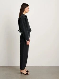 Alex MillTrucker Jacket - Washed Black Recycled Denim 13 Alex MillTrucker Jacket - Washed Black Recycled Denim -ANINE BING || ULLA JOHNSON || AGOLDE Shop Alex Mill Trucker Jacket Washed Black Recycled Denim 20230304051837 1