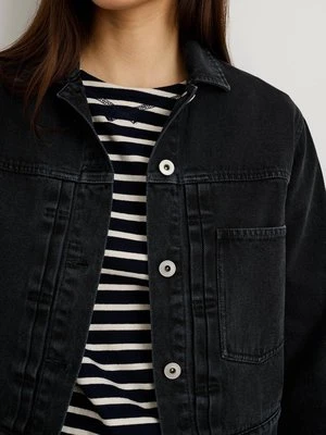 Alex MillTrucker Jacket - Washed Black Recycled Denim 6 Alex MillTrucker Jacket - Washed Black Recycled Denim - Image 6