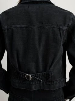 Alex MillTrucker Jacket - Washed Black Recycled Denim 18 Alex MillTrucker Jacket - Washed Black Recycled Denim -ANINE BING || ULLA JOHNSON || AGOLDE Shop Alex Mill Trucker Jacket Washed Black Recycled Denim 20230304051838 1