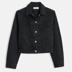 Alex MillTrucker Jacket - Washed Black Recycled Denim 19 Alex MillTrucker Jacket - Washed Black Recycled Denim -ANINE BING || ULLA JOHNSON || AGOLDE Shop Alex Mill Trucker Jacket Washed Black Recycled Denim 20230304051839