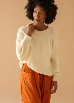 Ali GoldenRelaxed Pullover - Natural