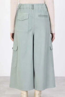 AlysiCropped Wide Leg Cullottes - Salvia 7 AlysiCropped Wide Leg Cullottes - Salvia -ANINE BING || ULLA JOHNSON || AGOLDE Shop Alysi Cropped Wide Leg Cullottes Salvia 20231027220617 1