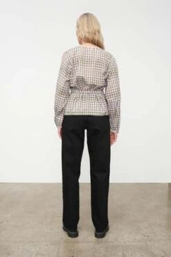 KowtowAna Wrap Top - Optic Check 10 KowtowAna Wrap Top - Optic Check -ANINE BING || ULLA JOHNSON || AGOLDE Shop Ana Wrap Top 20231031224605 1