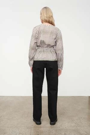 KowtowAna Wrap Top - Optic Check 5 KowtowAna Wrap Top - Optic Check - Image 5