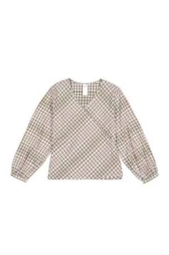 KowtowAna Wrap Top - Optic Check 11 KowtowAna Wrap Top - Optic Check -ANINE BING || ULLA JOHNSON || AGOLDE Shop Ana Wrap Top 20231031224605 2