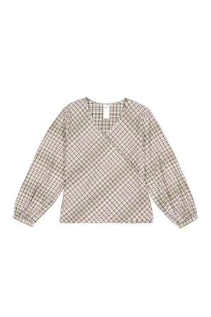 KowtowAna Wrap Top - Optic Check 6 KowtowAna Wrap Top - Optic Check - Image 6