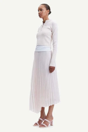 SAMSØE SAMSØE Samsøe & SamsøeAshli Half Zip - Rosewater 4 SAMSØE SAMSØE Samsøe & SamsøeAshli Half Zip - Rosewater - Image 4