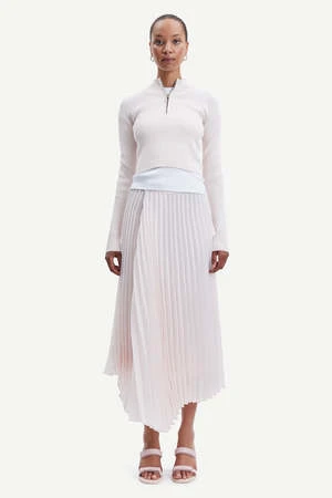 SAMSØE SAMSØE Samsøe & SamsøeAshli Half Zip - Rosewater 5 SAMSØE SAMSØE Samsøe & SamsøeAshli Half Zip - Rosewater - Image 5