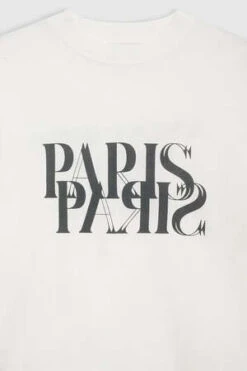 Anine BingAvi Tee - Paris/Ivory -ANINE BING || ULLA JOHNSON || AGOLDE Shop Avi Tee Paris in Ivory 20231018211034 3