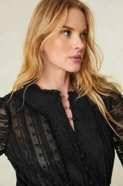 LoveShackFancyBaine Top - Black -ANINE BING || ULLA JOHNSON || AGOLDE Shop Baine Top 20231018221249 2