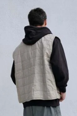 Girls Of DustBattle Vest Cotton Quilt - Mastik -ANINE BING || ULLA JOHNSON || AGOLDE Shop Battle Vest Cotton Quilt Mastik 20230929233516