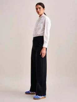 BelleroseLottie Trouser - Blue -ANINE BING || ULLA JOHNSON || AGOLDE Shop Bellerose Lottie Trouser in Blue 20230911214707 2