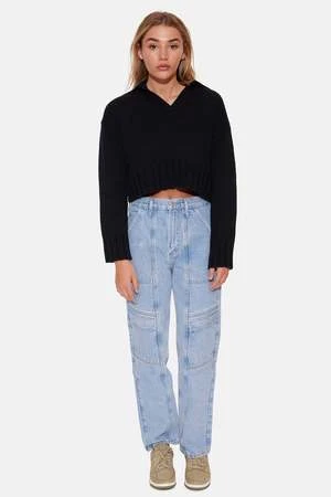 Blue&CreamLeia Sweater - Coal 6 Blue&CreamLeia Sweater - Coal - Image 6