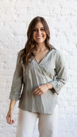 Grade & GatherBreanna Wrap Shirt - Light Sage 13 Grade & GatherBreanna Wrap Shirt - Light Sage -ANINE BING || ULLA JOHNSON || AGOLDE Shop Breanna Wrap Shirt 20230920041555 1