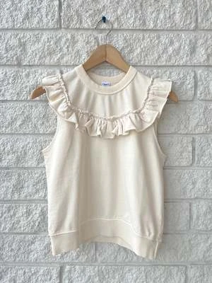 Clare V.Charlotte Sweatshirt Vest 1 Clare V.Charlotte Sweatshirt Vest