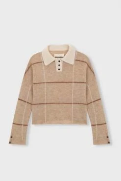 CorderaPull Polo Suri - Avene 7 CorderaPull Polo Suri - Avene -ANINE BING || ULLA JOHNSON || AGOLDE Shop CORDERA PULL POLO SURI AVENE AH23 20230912163011 1