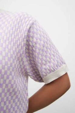 KowtowCheckerboard Knit Tee - Mauve Check 10 KowtowCheckerboard Knit Tee - Mauve Check -ANINE BING || ULLA JOHNSON || AGOLDE Shop Checkerboard Knit Tee 20230201204350