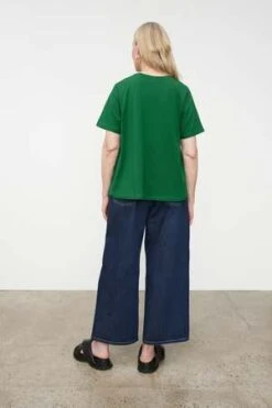 KowtowClassic A-Line Tee - Evergreen -ANINE BING || ULLA JOHNSON || AGOLDE Shop Classic A Line Tee 20231004212636 3