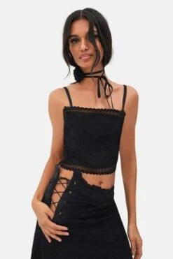 For Love & LemonsDanielle Top - Black