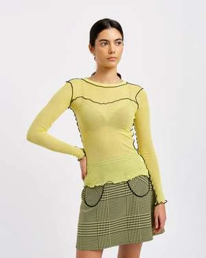 Eliza FaulknerDelia Top - Yellow 1 Eliza FaulknerDelia Top - Yellow