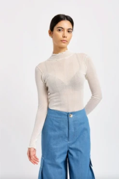Eliza FaulknerJane Turtleneck - Off White