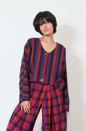 RUJUTA SHETHEla Top - Gemstone Stripe 1 RUJUTA SHETHEla Top - Gemstone Stripe