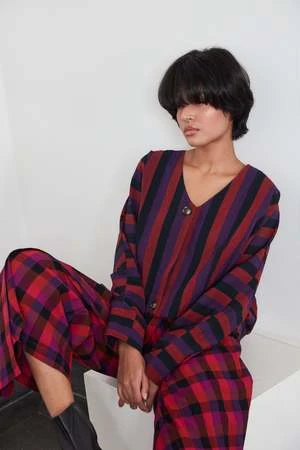 RUJUTA SHETHEla Top - Gemstone Stripe 2 RUJUTA SHETHEla Top - Gemstone Stripe - Image 2