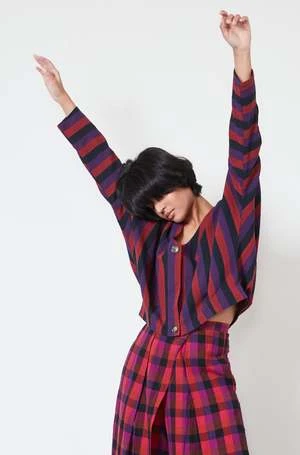 RUJUTA SHETHEla Top - Gemstone Stripe 4 RUJUTA SHETHEla Top - Gemstone Stripe - Image 4