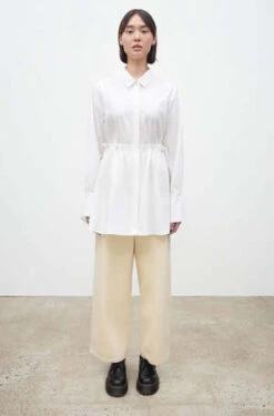 KowtowEllis Shirt - White 7 KowtowEllis Shirt - White -ANINE BING || ULLA JOHNSON || AGOLDE Shop Ellis Shirt White 20230504021439