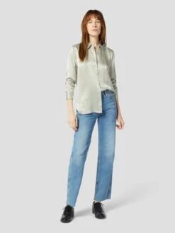 EquipmentLeema Silk Shirt - Nature White Multi