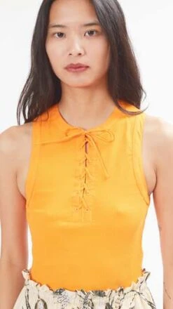 Ulla JohnsonEvangeline Top - Marigold 7 Ulla JohnsonEvangeline Top - Marigold -ANINE BING || ULLA JOHNSON || AGOLDE Shop Evangeline Top in Marigold 20220423013411 1