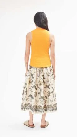 Ulla JohnsonEvangeline Top - Marigold 6 Ulla JohnsonEvangeline Top - Marigold -ANINE BING || ULLA JOHNSON || AGOLDE Shop Evangeline Top in Marigold 20220423013411