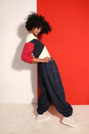 L.F.MarkeyL.F.Markey Everett Trousers - Indigo 4 L.F.MarkeyL.F.Markey Everett Trousers - Indigo - Image 4