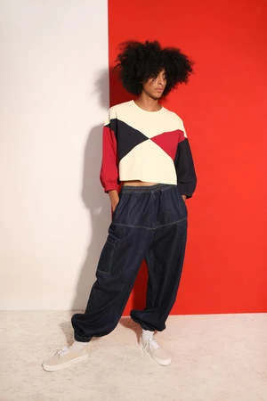 L.F.MarkeyL.F.Markey Everett Trousers - Indigo 2 L.F.MarkeyL.F.Markey Everett Trousers - Indigo - Image 2