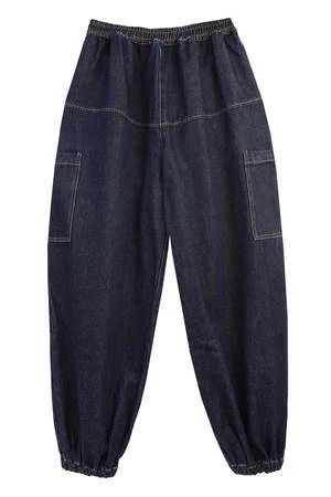 L.F.MarkeyL.F.Markey Everett Trousers - Indigo 6 L.F.MarkeyL.F.Markey Everett Trousers - Indigo - Image 6