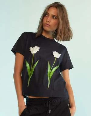 CYNTHIA ROWLEYEveryday Tees - Black/White 1 CYNTHIA ROWLEYEveryday Tees - Black/White