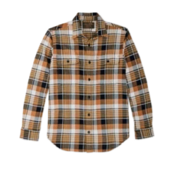 FilsonVINTAGE FLANNEL WORK SHIRT - Navy Cumin Red