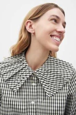 KowtowGeo Shirt - Mini Check -ANINE BING || ULLA JOHNSON || AGOLDE Shop Geo Shirt 20230403210325 1