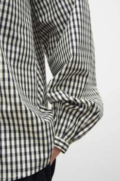 KowtowGeo Shirt - Mini Check -ANINE BING || ULLA JOHNSON || AGOLDE Shop Geo Shirt 20230403210325 4