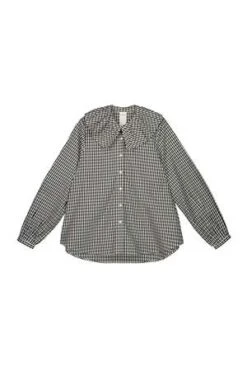 KowtowGeo Shirt - Mini Check -ANINE BING || ULLA JOHNSON || AGOLDE Shop Geo Shirt 20230403210326 1