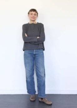 Beaumont OrganicHayden Top - Slate -ANINE BING || ULLA JOHNSON || AGOLDE Shop Hayden Top Slate 20231012224304 1