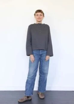 Beaumont OrganicHayden Top - Slate -ANINE BING || ULLA JOHNSON || AGOLDE Shop Hayden Top Slate 20231012224305 1