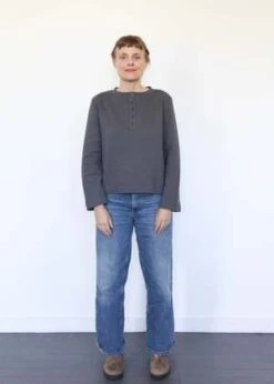 Beaumont OrganicHayden Top - Slate -ANINE BING || ULLA JOHNSON || AGOLDE Shop Hayden Top Slate 20231012224305