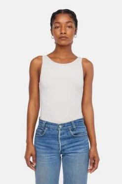 LACAUSA ClothingIndio Bodysuit - Taupe -ANINE BING || ULLA JOHNSON || AGOLDE Shop Indio Bodysuit 20220814003537 3