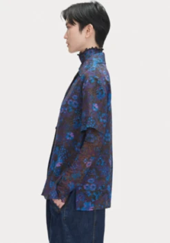 Rachel ComeyIra Shirt - Blue Print -ANINE BING || ULLA JOHNSON || AGOLDE Shop Ira Shirt 20230920172553