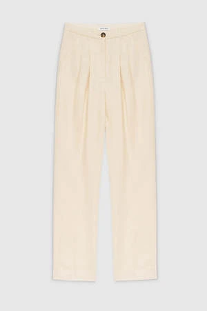 Anine BingJay Trouser - Light Yellow Linen 5 Anine BingJay Trouser - Light Yellow Linen - Image 5